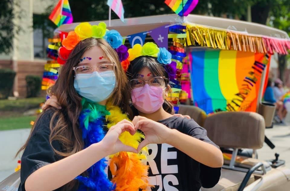 2 Club teens in LGBTQ Parade