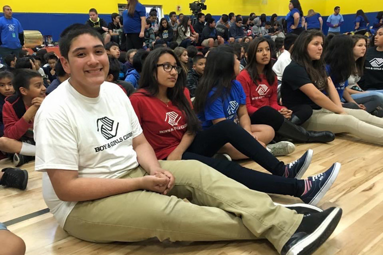 Angel and Club teens