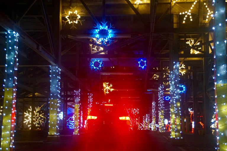 Drive-through Holiday lights