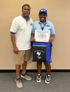 Jill and her training pilot