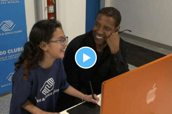 Denzel at Club with Club kid - GMA