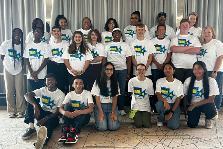 Group photo, Military Teen Ambassador Program