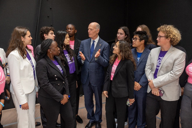 Club teens speak candidly, with Congress, about their Club experiences, promote their advocacy projects and discuss the various issues affecting their Club and community