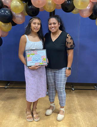 Alejandra and a mentor