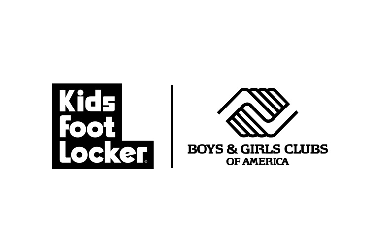 Kids Foot Locker and BGCA logo lockup