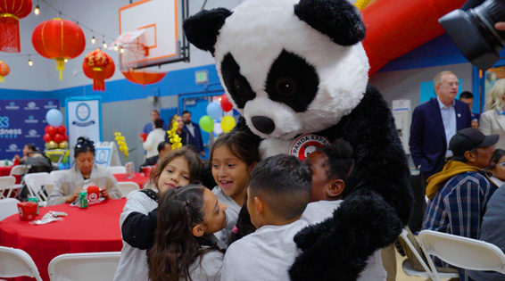 Panda Cares 100th Center of Hope