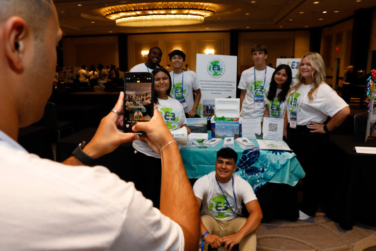 Club teens at SAY with their E3 project