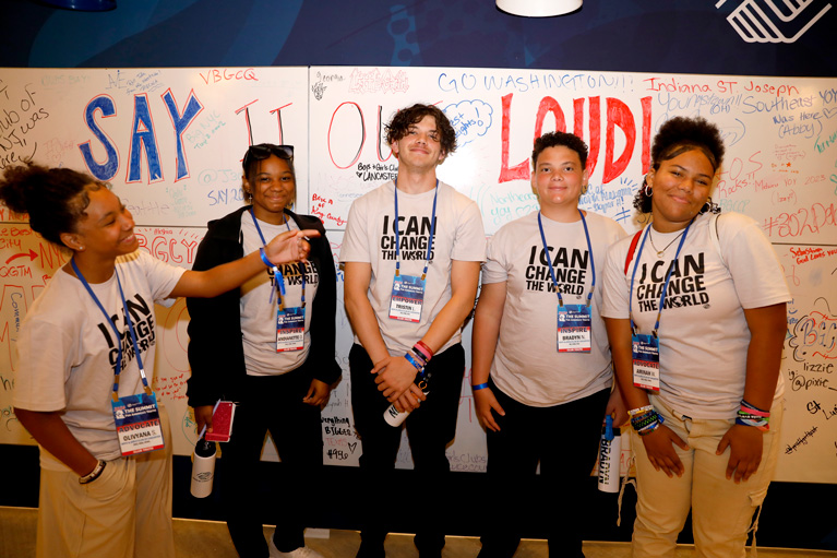 BGCA’s Think, Learn, Create Change platform - Club kids in DC for the Summit for America's Youth