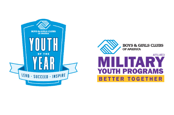 Youth of the Year and Military Youth Programs logos