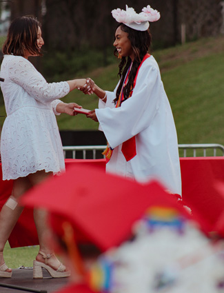 Rozaria at graduation