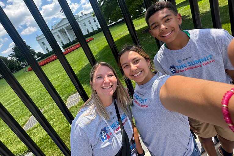 Kayleigh at White House