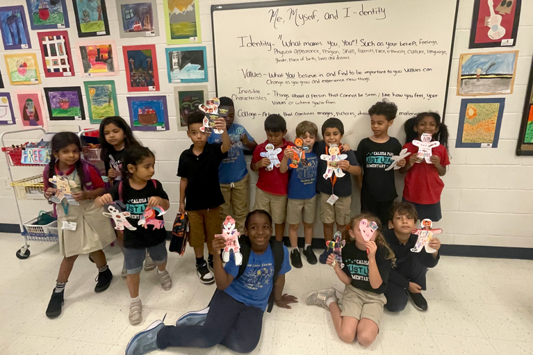 Group photo of Club kids in Youth for Unity program