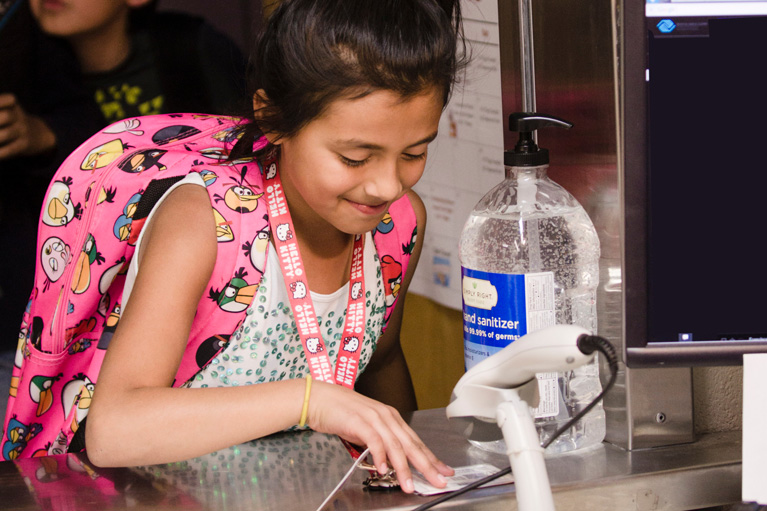 Native Club kid checking in