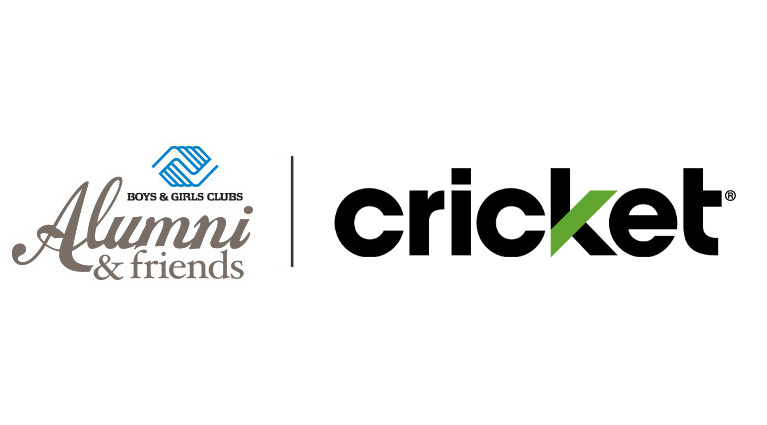 Alumni & Friends and Cricket logo lockup