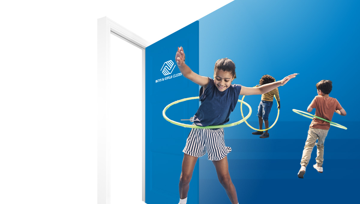 Summer image, Club kids hula hooping
