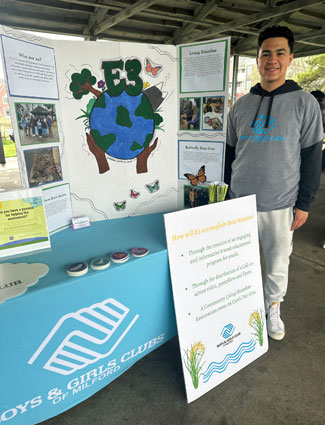Enter E3 (Environmental Education for Everyone) — Boys & Girls Club of Milford’s teen environmental stewardship group.