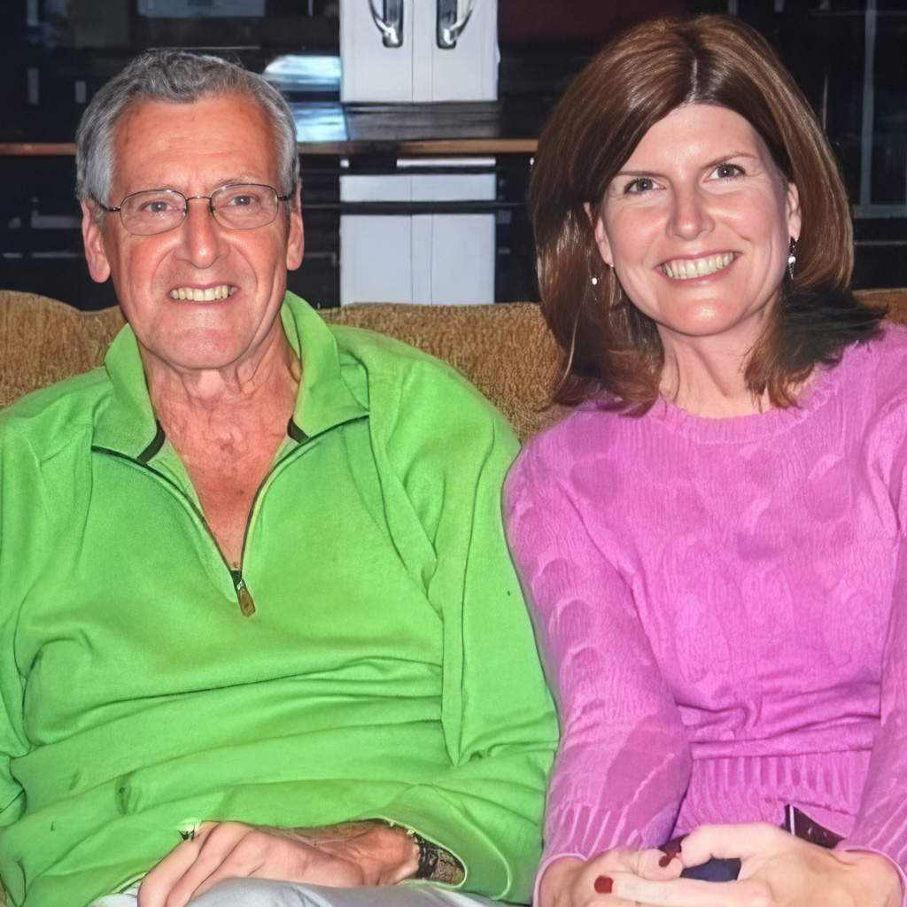 Cindy Schechter and her father Scott