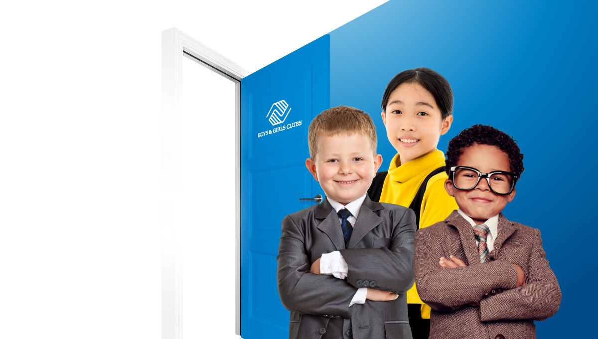 3 kids dressed professionally