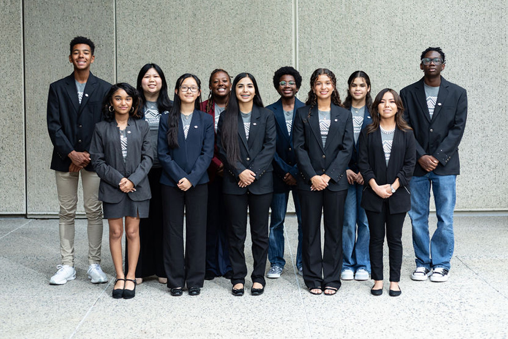 From left to right: Holden J., Boys & Girls Club of Benton County, Arkansas.; Marley G., Boys & Girls Clubs of Greater Houston, Texas; Sophia F., Sarah Heinz House, Pennsylvania; Crystal L., John M. Barry Boys & Girls Club of Newton, Massachusetts; Brook'Lynn H., Boys & Girls Clubs of Central Minnesota; Britany G., Boys & Girls Clubs of Southern Nevada; Jakeclaude M., Boys & Girls Clubs of Broward County, Florida; Jacquelyn F., Boys & Girls Club of Pasadena, California; Natalia S-R., JBG Lewis-McChord CYS Services, Washington; Makia W., Boys & Girls Club of Flagstaff, Arizona; Serigne B., Boys & Girls Clubs of Metro Atlanta, Georgia.
