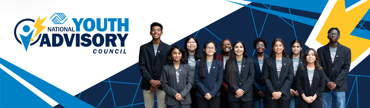 National Youth Advisory Council header with team