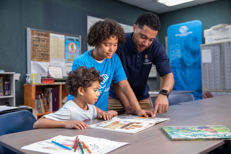Youth Development Professional with Club kids