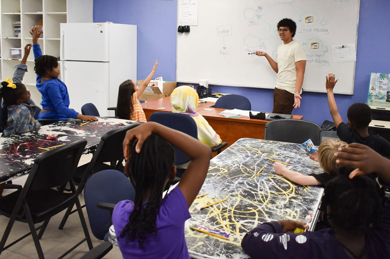 Enrique teaching