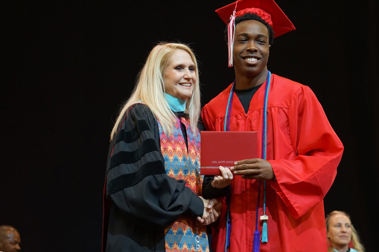 Jonathan at graduation