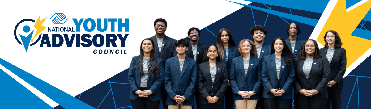 National Youth Advisory Council header with team